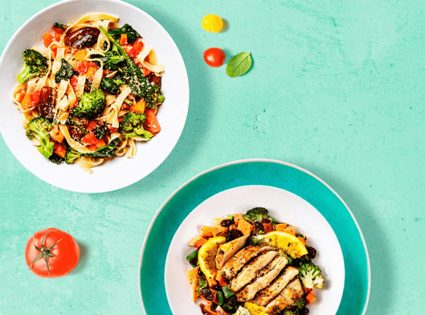 Food in the box card